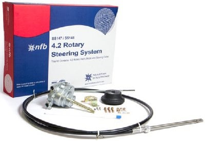 Seastar Solutions - No Feedback 4.2 Rotary Steering Kit - SS14714 - Includes 14' Steering Calble