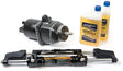 Seastar - 3 Classic Tilt Steering Kit w/ 1.7 Helm, Pivot Cylinder & Hydraulic Oil - HK6400TC3