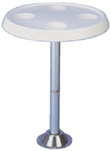 Todd - Round White Table w/Hardware - 991613WC