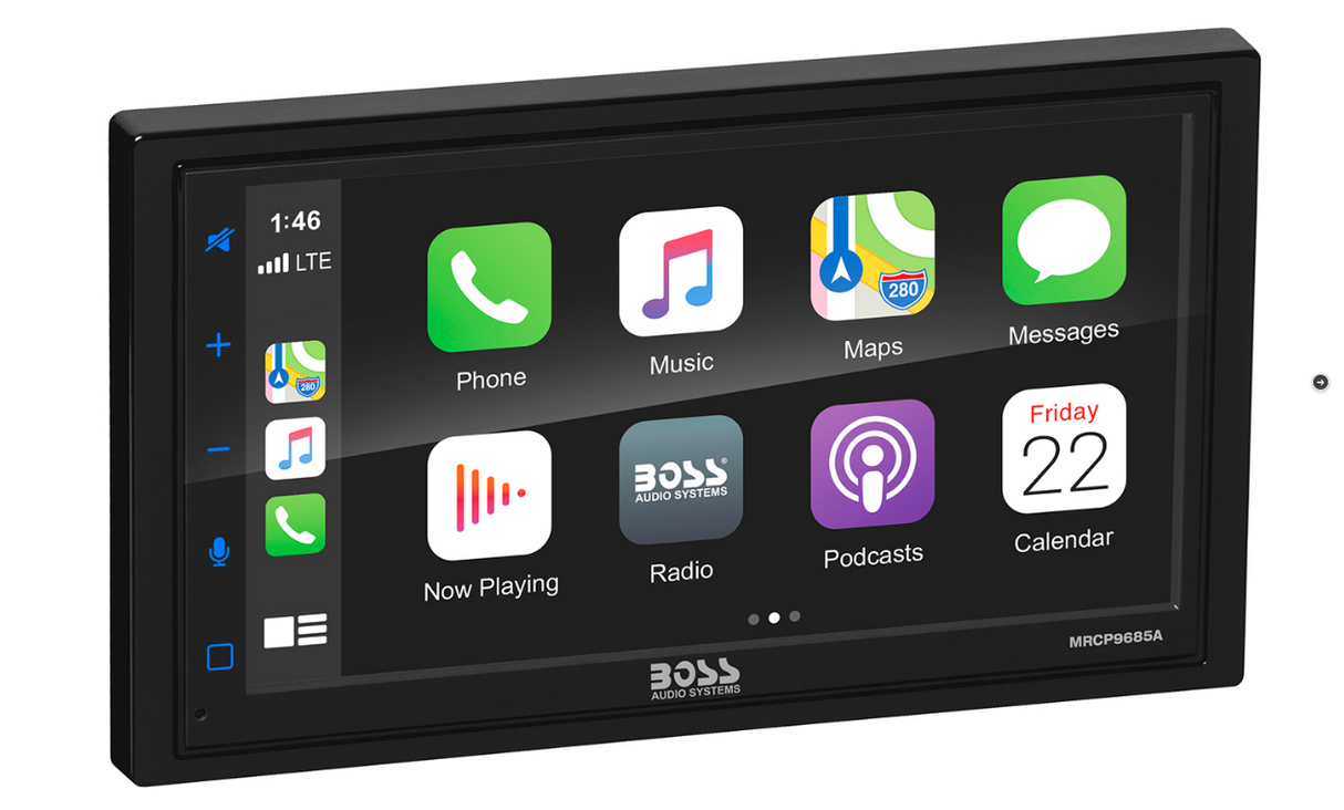 Boss Audio - MRCP9685A Stereo with AM/FM/BT & Apple CarPlay - MRCP9685A