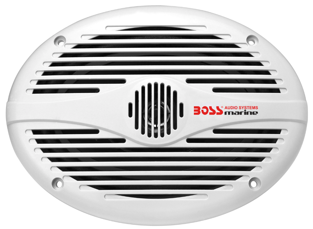 Boss Audio - MR690 Oval Marine Speakers (Pair) - 6" x 9" - White - MR690