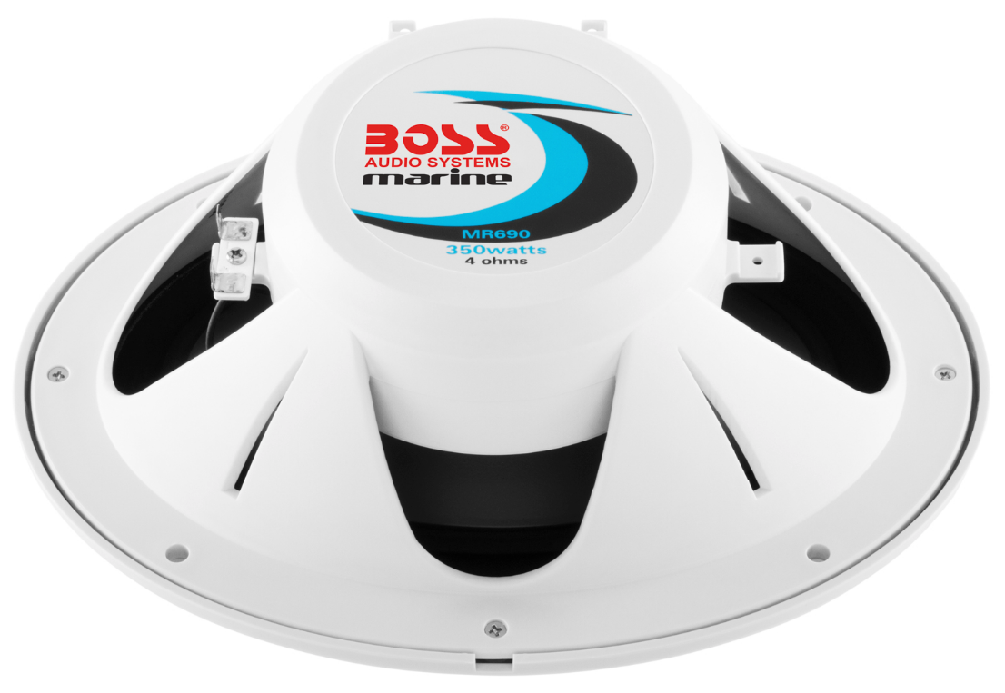 Boss Audio - MR690 Oval Marine Speakers (Pair) - 6" x 9" - White - MR690