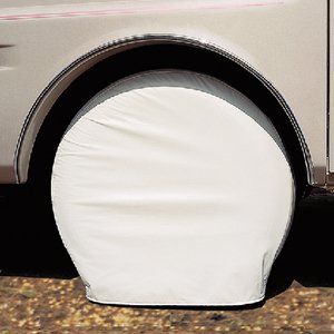 Adco - Polar White Vinyl Tyre Gards (2 Per Pack) - 3949