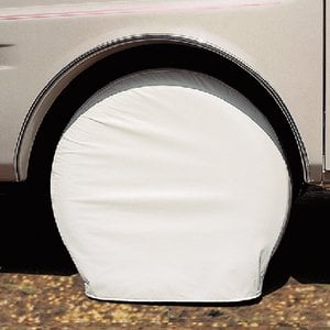 Adco - Polar White Vinyl Tyre Gards (2 Per Pack) - 3952