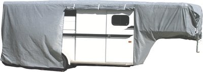 Adco - Gooseneck Horse Trailer Cover, Gray SFS Aquashed Top/Gray Polypropylene Sides - 46011