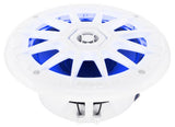 Boss Audio - MRGB65 Coaxial Marine 6.5" Speakers with RGB LED Lights - MRGB65