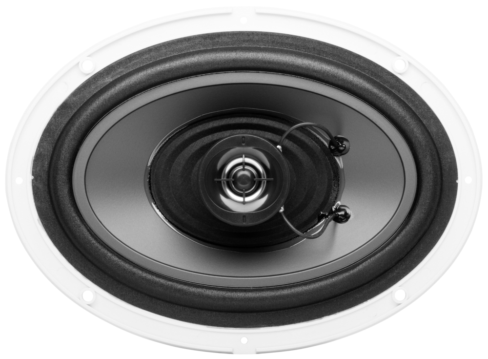 Boss Audio - MR690 Oval Marine Speakers (Pair) - 6" x 9" - White - MR690