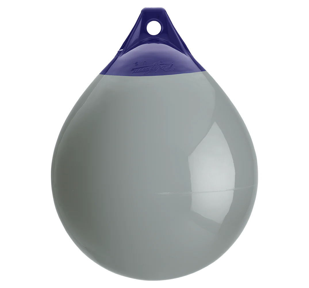 Polyform - "A" Series Buoy - 17" x 23" - Grey - A-3-GREY