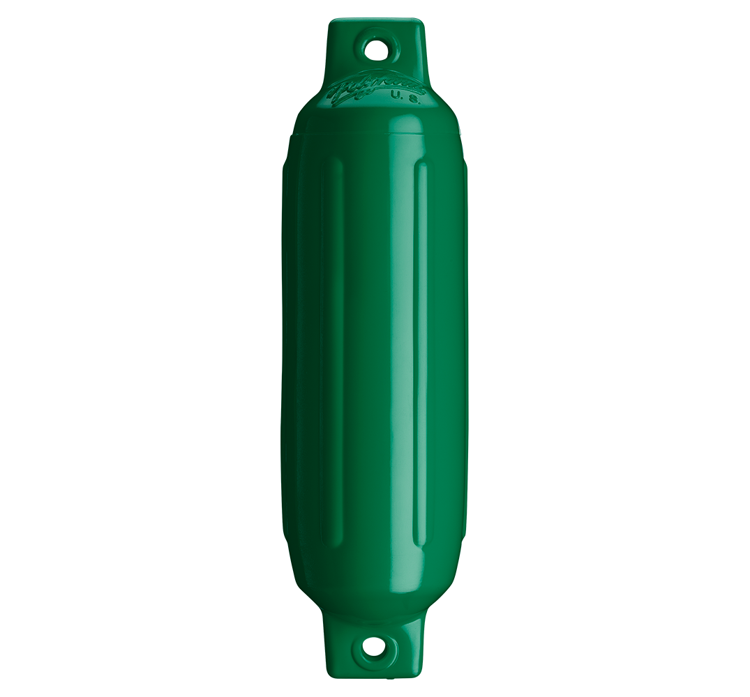 Polyform - 6.5 X 22 Twin Eye Fender, Forest Green - G4FG