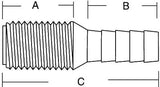 Forespar - CF252 Marelon Hose Adaptor/Tailpipe - 905011