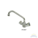 Scandvik - Galley Mixer Faucet With Swivel Spout - Chrome Plated Brass - Standard Knob - 10422