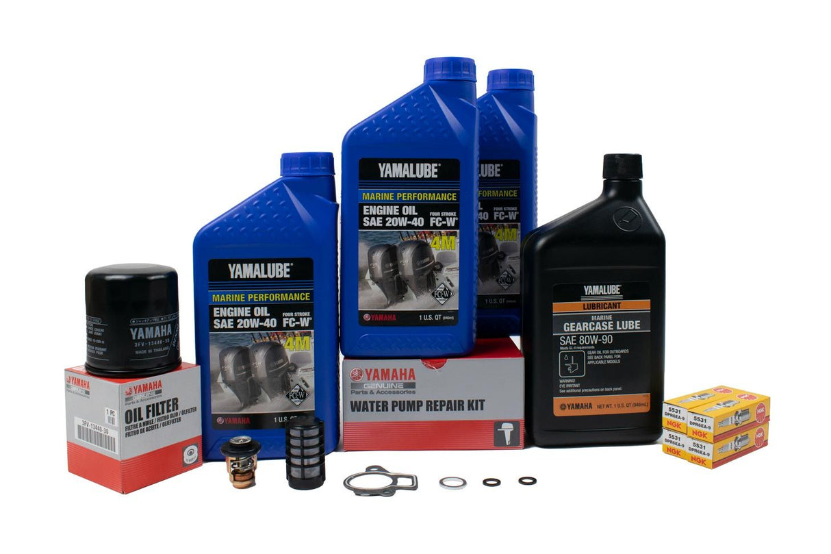 Yamaha F40 300 Hour Service Maintenance Kit - Yamalube 20W-40 - 1999