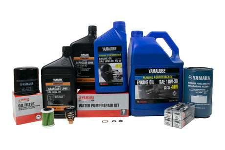 Yamaha VF150 VF175 300 Hour Service Maintenance Kit - Yamalube 10W-30