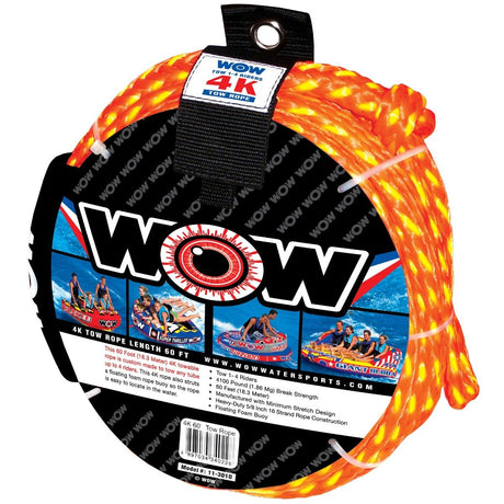 WOW Watersports 4K 60ft Tow Rope- 11-3010