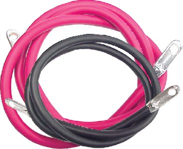 Sierra - Battery Cable Assemblies - 4 Gauge - 2' - Red - BC88523