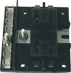 Sierra - 4 Gang ATO/ATC Fuse Block without Ground Bar - FS40430