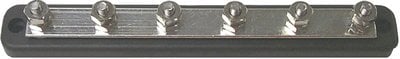 Sierra - 6 Gang 1/4" Stud Type Bus Bar, 150 Amp - FS46450