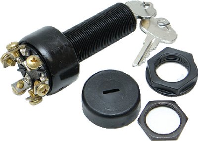 Sierra - Magneto 3 Position 1 1/8" Polyester 6 Screw Terminal 12V 15 Amp Ignition Starter Switch - MP39090