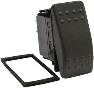 Sierra - Non-Illuminated Weather Resistant Contura Rocker Switch - RK194001