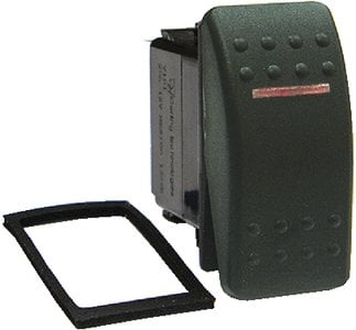 Sierra - Non-Illuminated Weather Resistant Contura Rocker Switch - RK194401