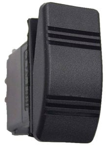 Sierra - Contura Iii Non-illuminated Weather Resistant Rocker Switch, Mom On/off, Black - RK19680