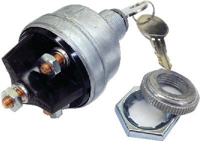 Sierra - Conventional 4 Position 5/8" Zinc 4 Stud Terminal 12V 15 Amp Ignition Starter Switch - UN12140