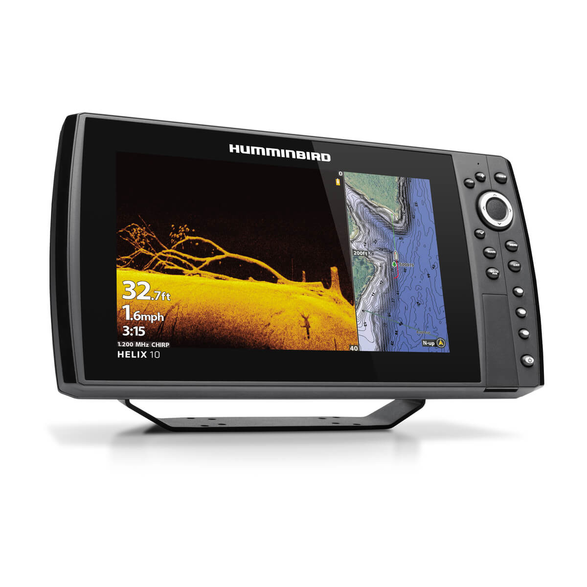 Humminbird - HELIX 10 CHIRP MEGA DI Fishfinder/GPS Combo G3N - Display Only - 410880-1CHO