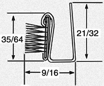 Stanpro - Weatherstrip Edge 8' Old #16M - 75000081