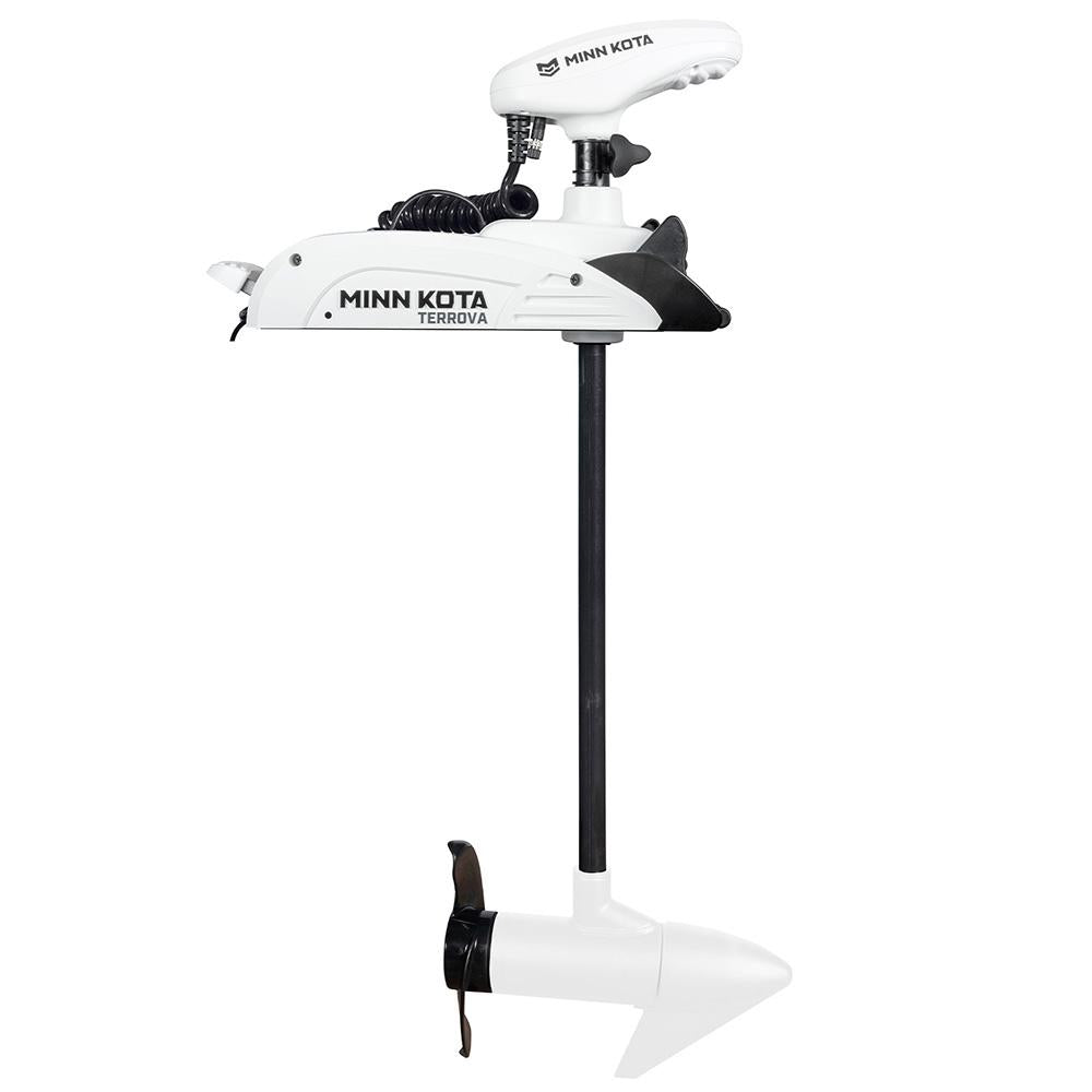 Minn Kota | Kayak Riptide Terrova Saltwater Trolling Motor | 55 lb | 36" Shaft | Micro Remote | White | 1358339