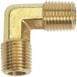 Moeller - Male/Male Brass Elbow - 1/4" NPT - 03343810