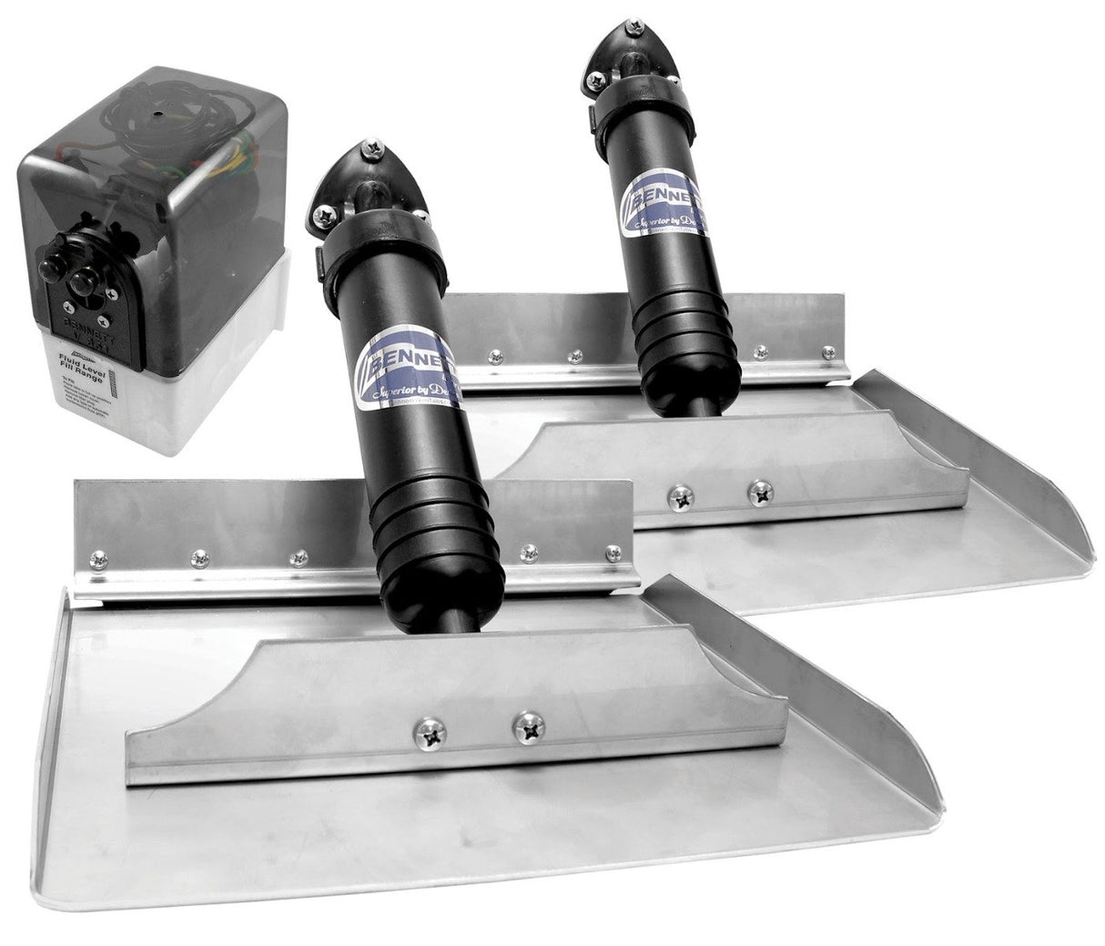 Bennett - 54" x 12" Hydraulic Trim Tab Kit w/o Control - 5412