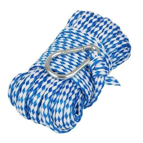 Boating Essentials - 1/4" X 50' Hollow Braid Polypropylene Anchor Line - BE-CO-53636-DP