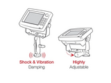 RAM Mount - Marine Electronics - Universal Mount - Gimbal Bracket Under 10lbs. - RAM-111U