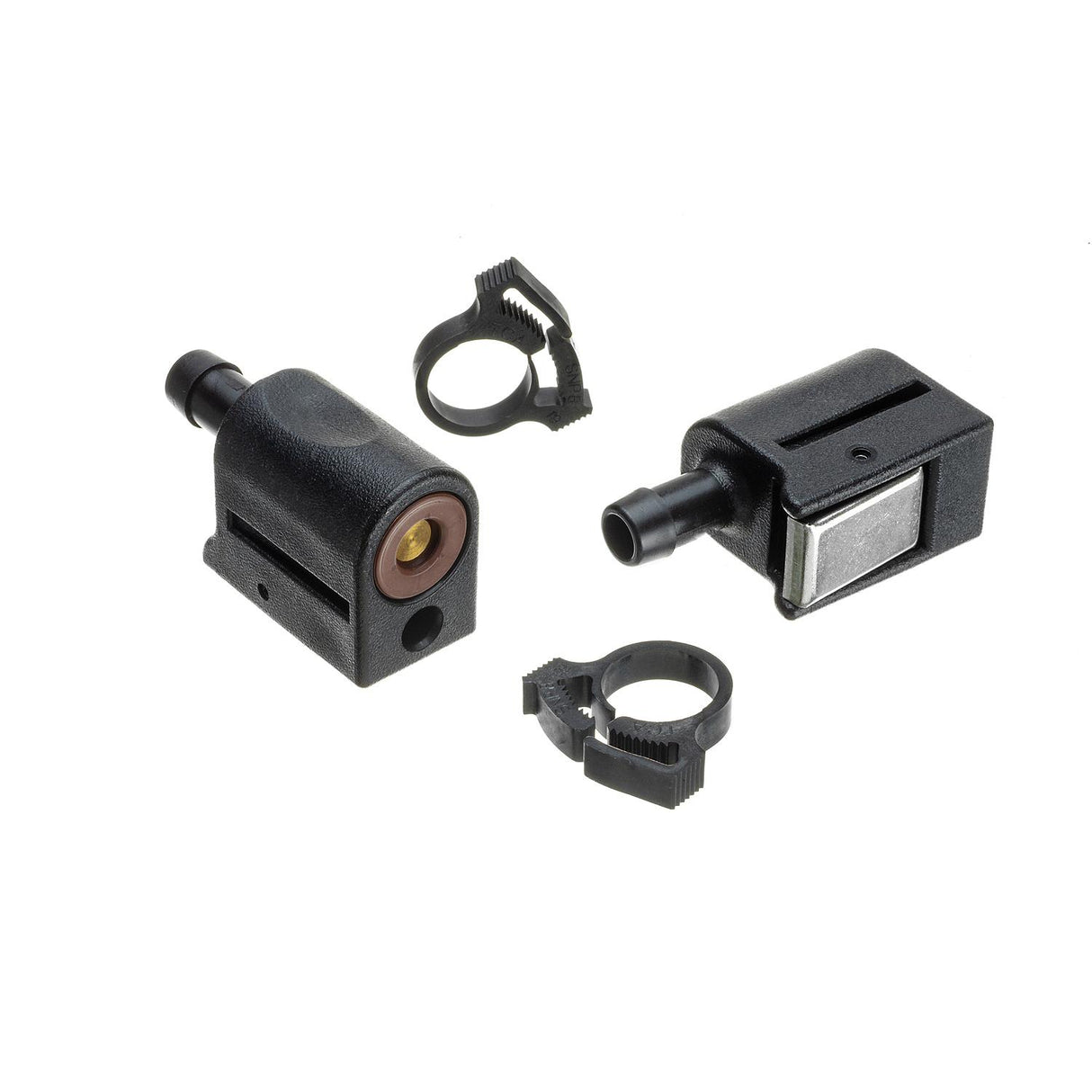 Mercury Quicksilver - Quick Disconnect - Engine End - Fits Force 40 HP & Larger, Force 9.9/15/25 HP & All Mercury/Mariner Outboards w/Clip On Disconnect Engine Ends, 5/16 Inch I.D Fuel Line - 22-13563Q3