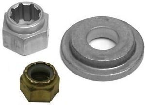 Mercury Quicksilver - Propeller Nut Kit - Fits Mercury/Mariner 6 15 HP 2 Cycle, 9.9 HP FourStroke, 15 HP FourStroke, Force 9.9/15 HP 2 Cycle - 11-13914Q02