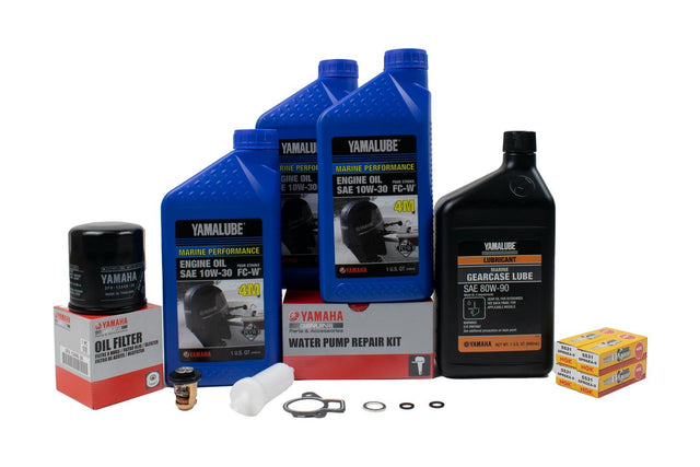 Yamaha F40 300 Hour Service Maintenance Kit - Yamalube 10W-30 - 2000