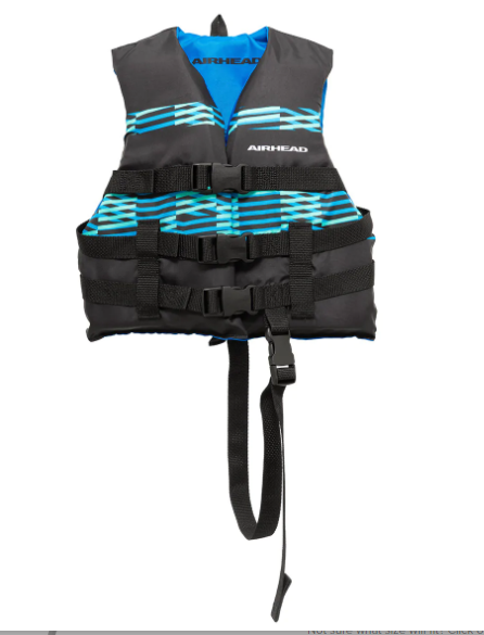 ELEMENT LIFE JACKET (AIRHEAD) - Child - See Description for Sizing- 3009202ABKTL