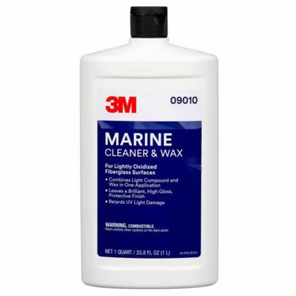 3M - Marine Cleaner and Wax - f/ Fiberglass - 33.8 oz. - 09010