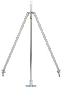 Swivl-Eze - Fixed Height Ski Pylon 23" , Post Diameter 1-1/2", Stainless Steel - 922ADJS