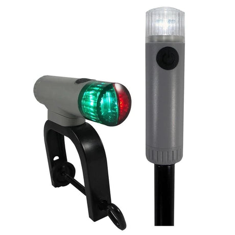 Boating Essentials - Portable Clamp-On Navigation Light Combo - BE-EL-51347-DP