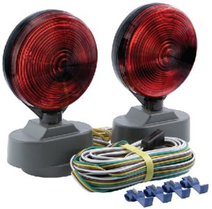 Optronics - Optronics TL21RK Magnet Mount Towing Light Kit Includes 25' Wiring Harness - TL21RK