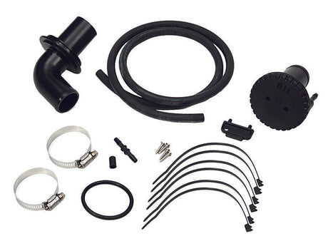 Mercury - Deck Fill Kit - Oil - Straight Elbow - 1.8 US Gal or 3 US Gal Remote Oil Tank Reservoirs - Not for Auto Blend - 15969A13