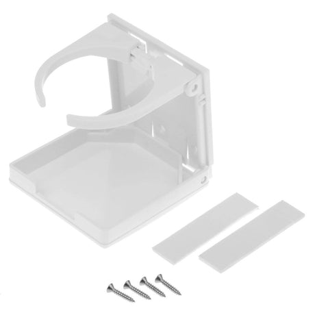 Boating Essentials - White Adjustable Drink Holder - BE-GE-38015-DP