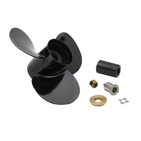 Mercury - Black Max Aluminum Propeller - 3-Blade - 90 - 115 HP Command Thrust FourStroke (all years), 135 - 300 HP TwoStroke / FourStroke (all years), Alpha and Bravo Stemdrives - 16 Dia. - 14 Pitch - 48-16438CP1