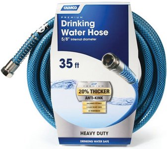 Camco - TastePURE Premium Drinking Water Hose - 35' x 5/8" ID - Anti-Kink - 22843