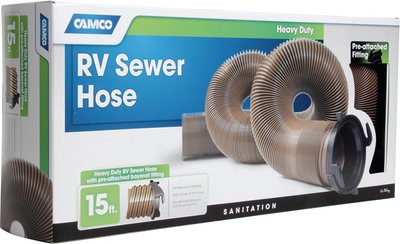 Camco Marine - 15'heavy Duty Sewer Hose WITH bayonet Fitting Replaces P/n 117-39691 - 39691
