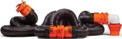Camco Marine - Rhinoflex Sewer Kit WITH 20' Hose And Swivel Fitting Replaces P/n 117-39741 - 39741