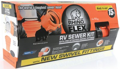 Camco Marine - Rhino Flex Rv Sewer Hose Kit Replaces P/n 117-39761 Rvx - 39761