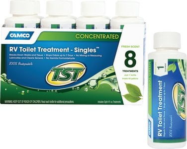 Camco Marine - Tst Singles 8 Bottles/pk Replaces P/n 117-40221 Rvx - 40221