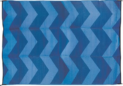 Camco Marine - Outdoor Mat 6'x9' Blue/blue Replaces P/n 117-42878 Rvx - 42878